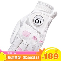 Golf gloves womens hands non-slip wear-resistant practice gloves left and right hand lambskin breathable gloves one hand
