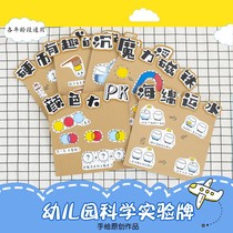 Kindergarten wall decoration science experiment three-dimensional ring creation theme hanging decoration decoration classroom area corner layout area