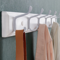 Free hole hanger after entering the door clothes hook wall wall wall creative wall entrance door solid wood coat hook