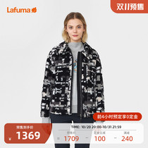 Pre-LAFUMA Leify leaf outdoor fashion warm jacquard fleece women pellet velvet jacket LFJA1DR95Y