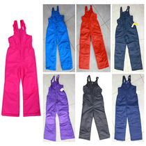 2019 childrens ski belt strap for export German ski clothes windproof and warm outdoor ski resort ski pants