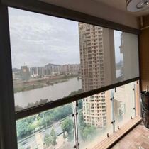 Chengdu Balcony Electric wind curtain sun and insulation rain curtain villa intelligent lift and downshade