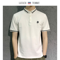 Richie Tommy tide brand polo shirt mens 2021 summer new Japanese slim-fit embroidery casual short-sleeved T-shirt men