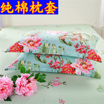 Cotton twill pillowcase pair 48 * 4cm cotton pillowcase single student pillowcase Special