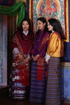 Bhutanese traditional womens ready-to-wear handmade KIRA three-piece set (Bhutanese childrens shop)