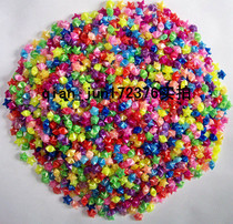 Luminous plastic straw star finished lucky star wishing star five-pointed star hand folding valentine's day birthday gift