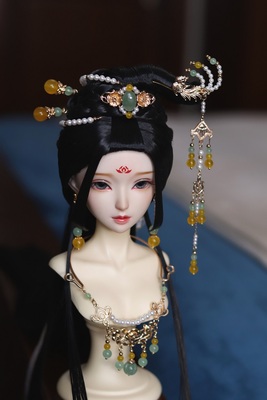 taobao agent BJD buns head jewelry ancient style accessories