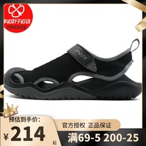 Crocs Crocs mens shoes 2021 summer new mens mountain dew outdoor beach shoes casual shoes sandals slippers