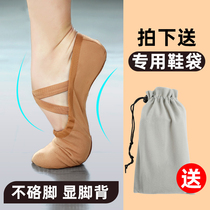 Adult Children Dance Shoes Women Soft-footy Dancer Dancing Skin Color Male And Female Child Toddler Cat Paw Bodies Chinese Ballet