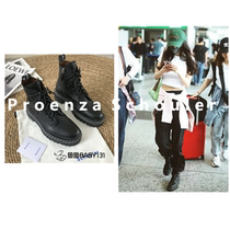  Yang Mi Same domestic spot Proenza Schouler Black Classic Martin boots