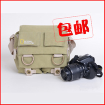 New National Geographic NG2345 Single-shoulder Photography Package 700D D5500 Camera Pack Drift Wood 7621 Sail Bag