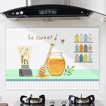 Yousiju kitchen oil-proof sticker home cabinet stove high temperature range hood tile self-adhesive waterproof wallpaper