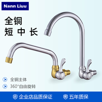 Kitchen sink faucet Extended in-wall faucet Single cold stove faucet Household mop pool faucet