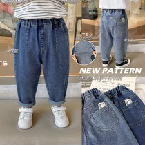 Boys pants Spring Autumn Tide childrens jeans autumn little boy baby Foreign casual wear baby pants