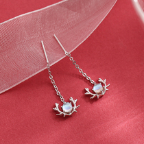 Earline Girl s925 pure silver 2021 New wave earrings delicate and small earline temperament design sensual suewear