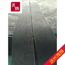 Manufacturer black - duved surface with black - duvet puff roller belt black - duvet cloth and black - duvet anti - slip belt