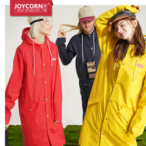 joycorn plus can raincoat female coat anti-rain fashion long full body male riding electric battery car poncho