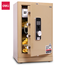 Del 4068 fingerprint password double lock control safe office home anti-theft safe high 72cm gold