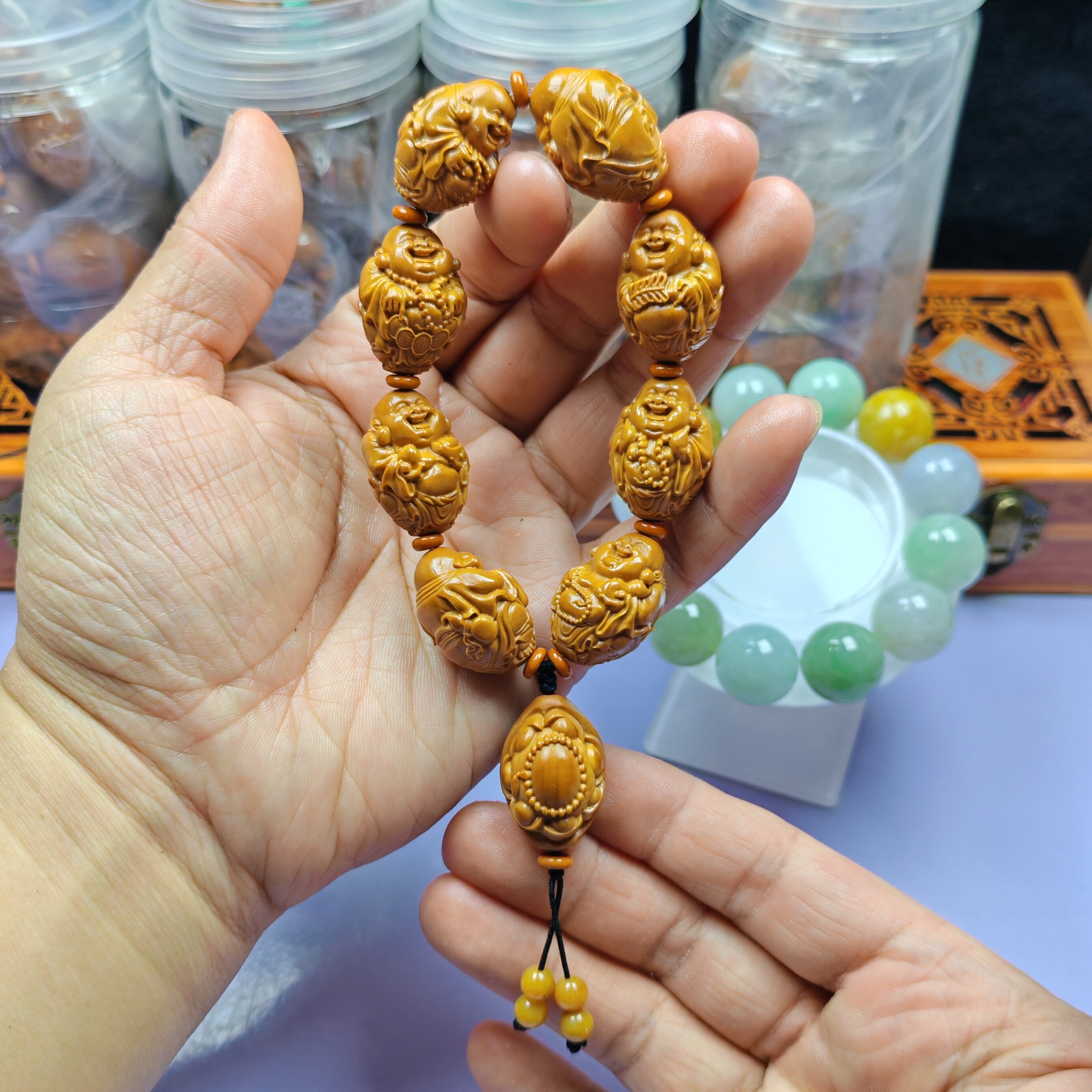 橄榄核手串八宝弥勒-橄榄核手串八宝弥勒促销价格、橄榄核手串八宝弥勒