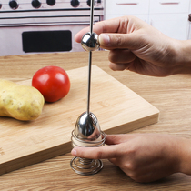 Egg opener stainless steel egg opening shell opener fancy eggshell cutting egg knocker creative glutinous rice egg knife artifact