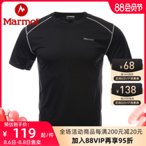 Marmot groundhog 2021 spring and summer new sports outdoor men and women sunscreen UPF50 breathable quick-drying T-shirt