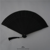 Monster girl Japanese Song Xiaozhu cheongsam black bone black face row fan dark fan photo props