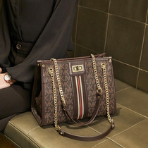 French DUDK designer womens bag large capacity commuter bag shoulder tote bag advanced briefcase leather underarm bag