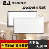 Integrated ceiling light 300x500led kitchen toilet toilet 300x484 aluminum buckle concealed living room flat light