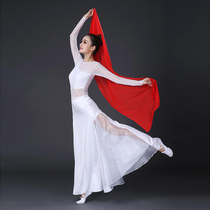 Dancing silk scarf Big red dance Fanghua velvet flower performance props square towel Yangge handkerchief flower scarf Chiffon scarf