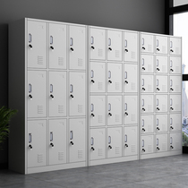 Staff six-door locker dormitory change wardrobe factory nine-door locker tin cabinet workshop shoe cabinet with lock