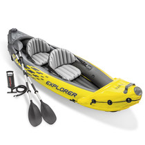 INTEX Single Double kayak Inflatable boat Assault boat Fishing boat Yacht Rubber boat Folding canoe