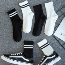 Socks men stockings women autumn men cotton white spring and autumn stockings stockings black summer students tide