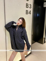 Maje Karena French light luxury star same high end 2021 autumn and winter New zipper cardigan sweater