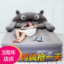  Air cushion sheets double household inflatable mattress thickened air cushion cartoon Totoro tatami lazy folding inflatable bed