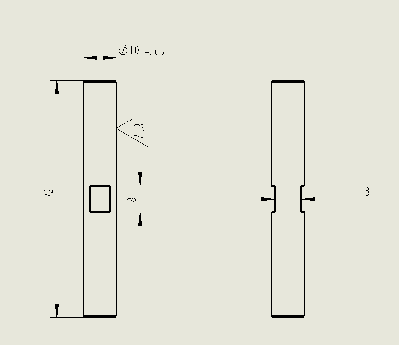 304 stainless steel slot pin pin non-standard pin shaft M10