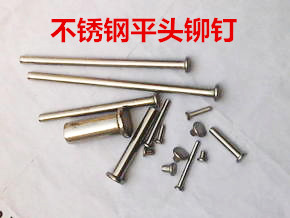 304 stainless steel flat-head rivet semi-round-head rivet fixed pin pin M2M2.5 x 4 5-6 8 1---30
