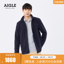AIGLE AIGLE 2021 autumn winter DELAWAY F21 men thick warm and comfortable full pull fleece