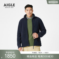 AIGLE AIGLE Autumn and Winter MONTEREY Mens Heavy Warm Comfortable Leisure Full Pull Snatch Warm Jacket