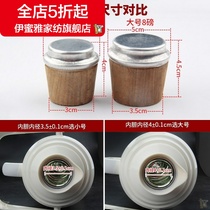 (New) limited new A hot water bottle boiling water warm pot plug silicone plastic cork lid Wooden warm bottle stopper