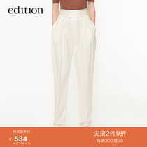 Edition Casual Western Dress Pants Woman Spring Autumn Magic Sticker Cashew Head Turnip Trouser Suit Pants