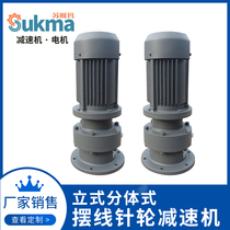 Vertical split cycloid needle wheel reducer BLD BLY with ordinary three-phase motor copper core wire manufacturer sales