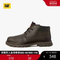 CAT Carter autumn casual boots male cow leather comfortable breathable non-slip wear-resistant low-top boots