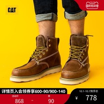 CAT Carter Evergreen Vintage Boots Mens Leather Boots Classic Series Casual Boots