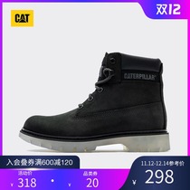 CAT Carter evergreen womens boots cow leather color transparent bottom fashion trend casual boots counter the same model