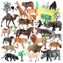  Animal toy model set simulation children 2 world garden 3 cognition 6 full set 4 boys 5 ornaments 7 years old 8