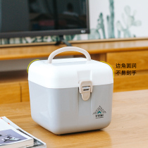 Small mini medicine box dormitory students portable outside home full set of medicine storage box first aid box bedroom bedroom