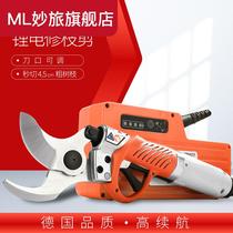 Handheld electric pruning shears Lithium electric fruit tree shears rechargeable garden coarse branches high branch shears Mulberry Apple household scissors