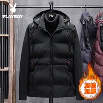 Flower Playboy mens cotton waistcoat male trend vest wearing sleeveless waistcoat Waistcoat Spring Jacket 2022 New