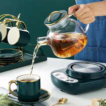 Ai Suen full glass health pot household multifunctional flower teapot tea cooker office mini for one person