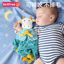 The baby can enter the baby to coax the sleeping doll the baby sleep the plush comfort artifact hand puppet toy